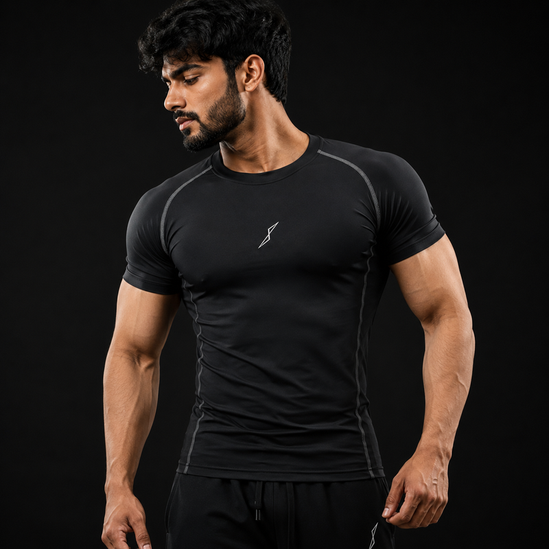 Compression   half seelve T shirt